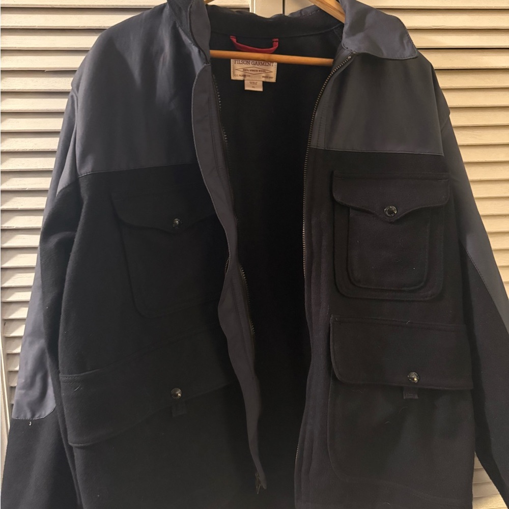 Filson Black and Gray Military Field Jacket